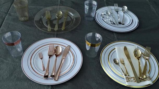 Посуда одноразовая премиум класса в подарок